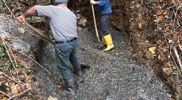 Amasya İl Özel İdaresi Taşova Belevi Köyünde içme suyu drenaj çalışmaları tamamlandı.